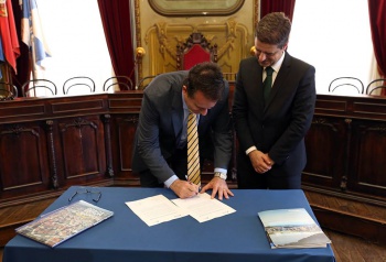 Assiantura de cooperação entre Vitória e Braga