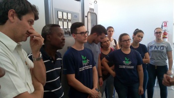 Visita estudantes do Ifes aos sistema de macrodrenagem de Maruípe