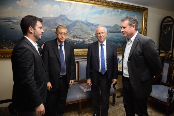 Visita do cônsul da Espanha ao prefeito Luciano Rezende