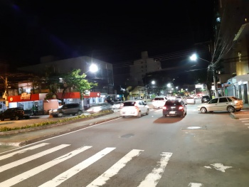 Nova iluminação da avenida Rio Branco