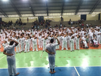 O Projeto Cajun realiza primeiro Festival de Capoeira no ginásio da Ufes