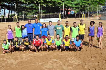 Lançamento do projeto Circuito Vix de Futebol de Areia