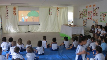 Projeto de meio ambiente no Cmei de Maria Ortiz