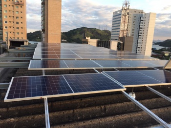 Microcentral de energia solar