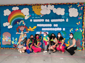 Projeto Pé de Livro no Cmei Ocarlina Nunes Andrade