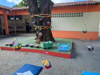 Projeto Pé de Livro no Cmei Ocarlina Nunes Andrade