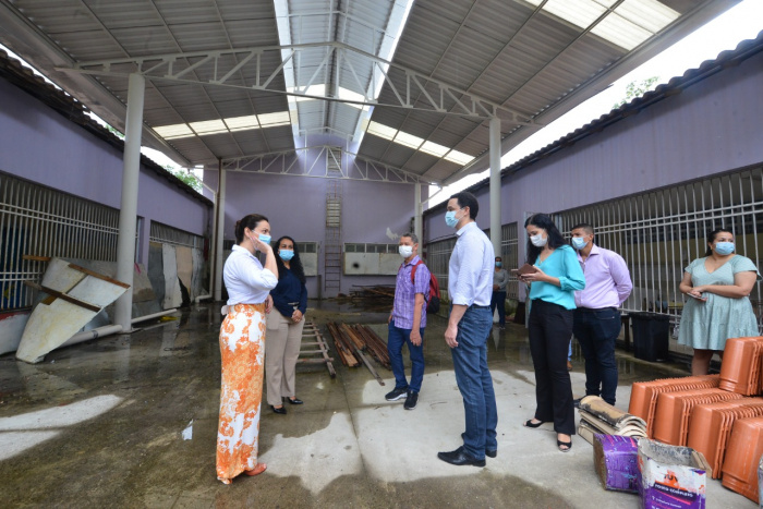Visita ao Cmei Georgina Trindade Faria
