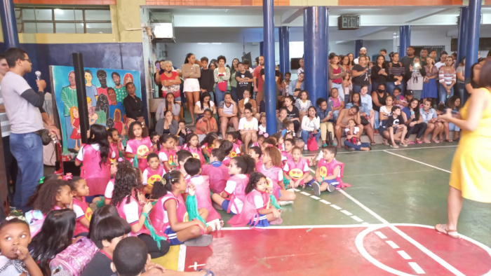 Dia da família na escola na Emef Zilda Andrade