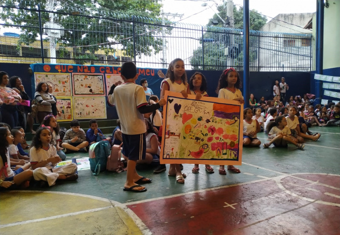 Dia da família na escola na Emef Zilda Andrade