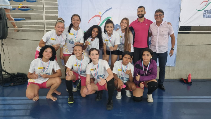 Vice-campeãs futsal feminino sub-15