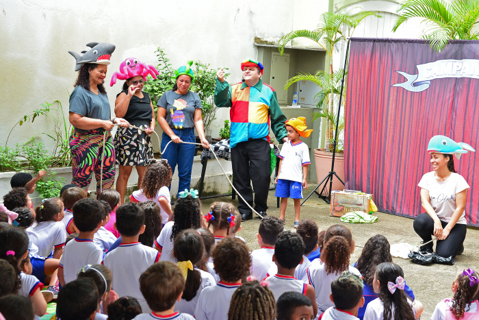 Contação de História BIBLIOTECA ADELPHO POLI MONJARDIM