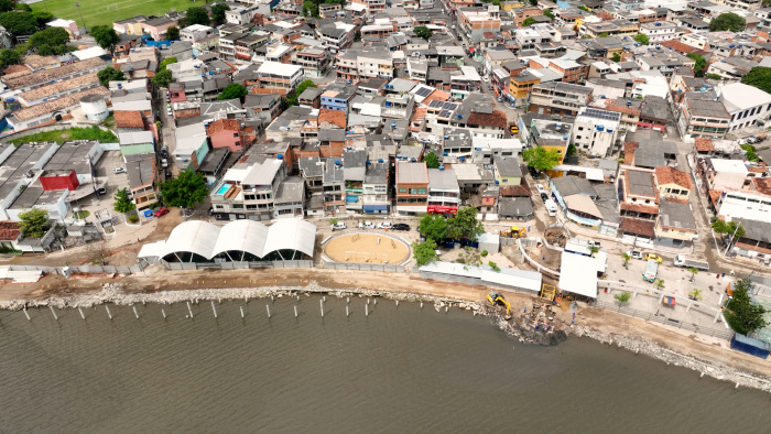 Visita técnica às obras da Orla de São Pedro