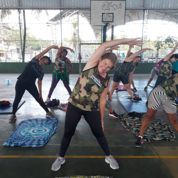 Aula do SOE para as Guerreiras da Prainha de Santo Antônio