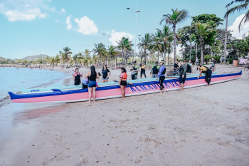 Esporte Por Vitória na Praça dos Namorados - Canoa Havaiana
