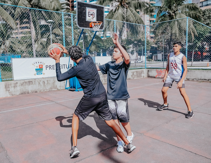 Esporte Por Vitória na Praça dos Namorados - Basquete 3x3