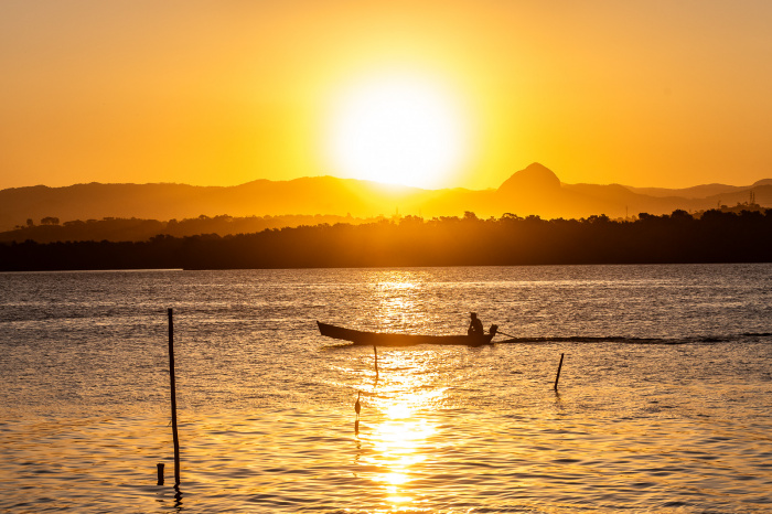 Ilha das Caieiras - Pôr do Sol