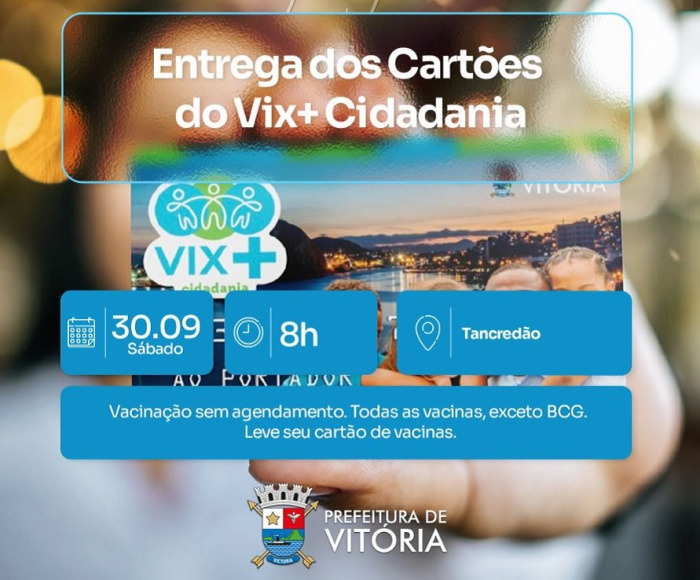 Entrega de cartões do Vix + Cidadania