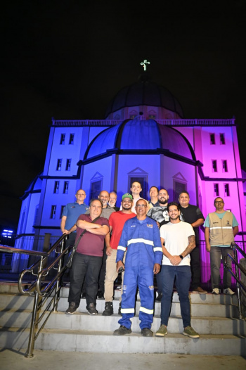 Nova iluminação da Basílica de Santo Antônio