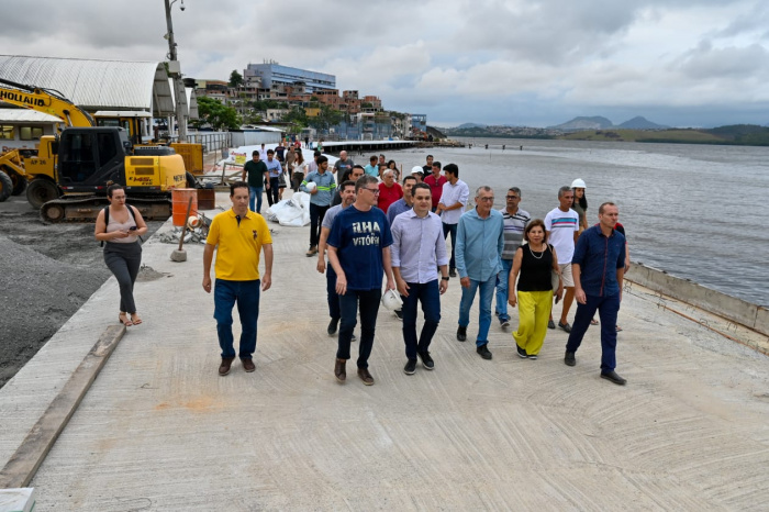 Visita Técnica às obras da Orla de são Pedro