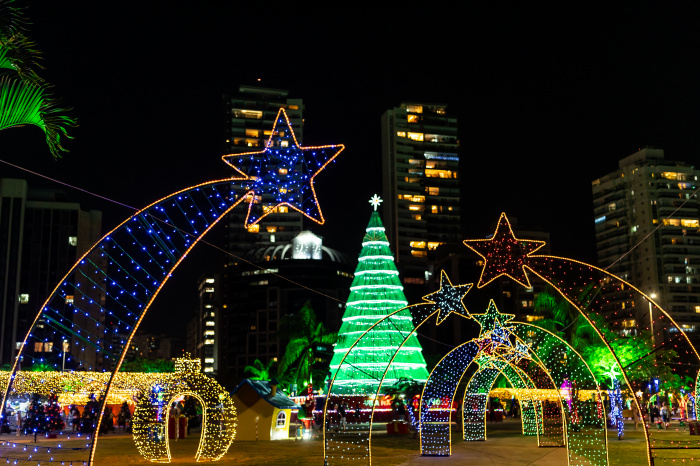 Vila Natalina de Vitória - Praça do Papa