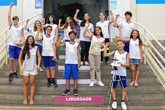 Alunos vencedores da Olimpíada Brasileira de Matemática
