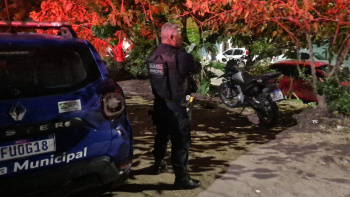 Moto roubada é encontrada trancada com cadeado pela Guarda de Vitória