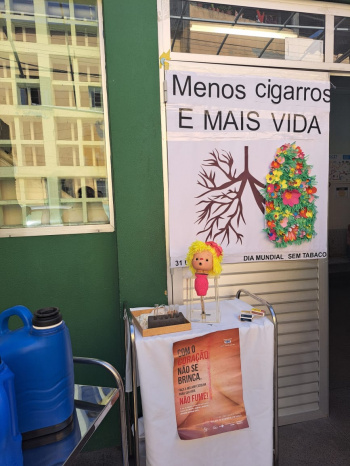 UBS Grande Vitória promove ação pelo Dia Mundial sem Tabaco