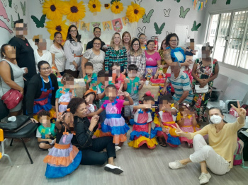 Festa Junina alegra famílias atendidas na Casa Rosa