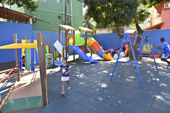 Inaugurando do Parque Kids em Santa Tereza