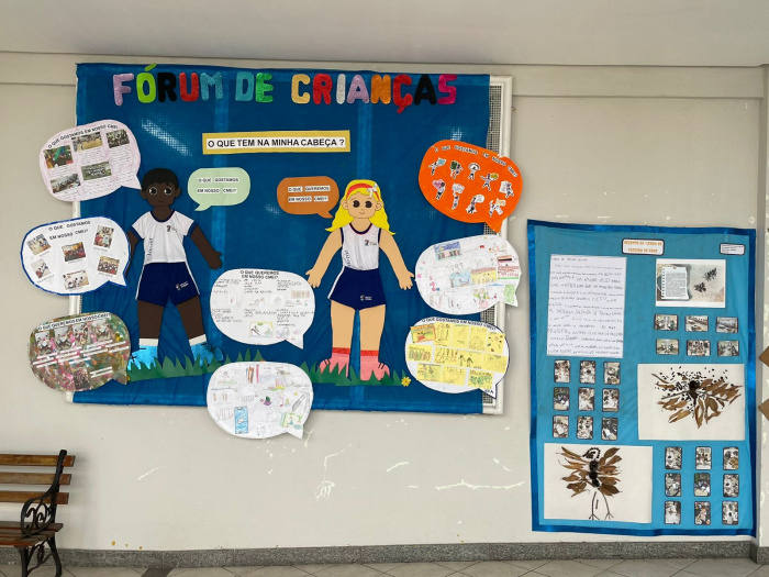 Projeto do Cmei Professora Cida Barreto em exposição na Seme