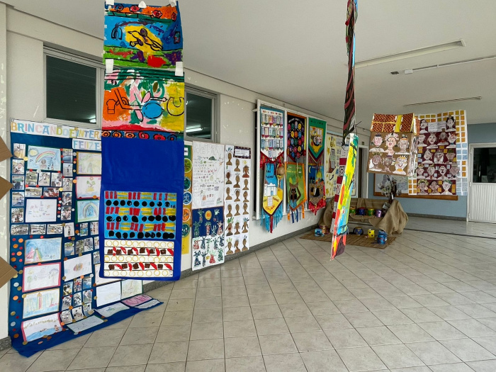 Projeto do Cmei Professora Cida Barreto em exposição na Seme