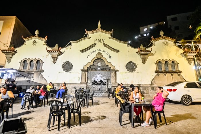 Mercado São Sebastião - Nova Iluminação