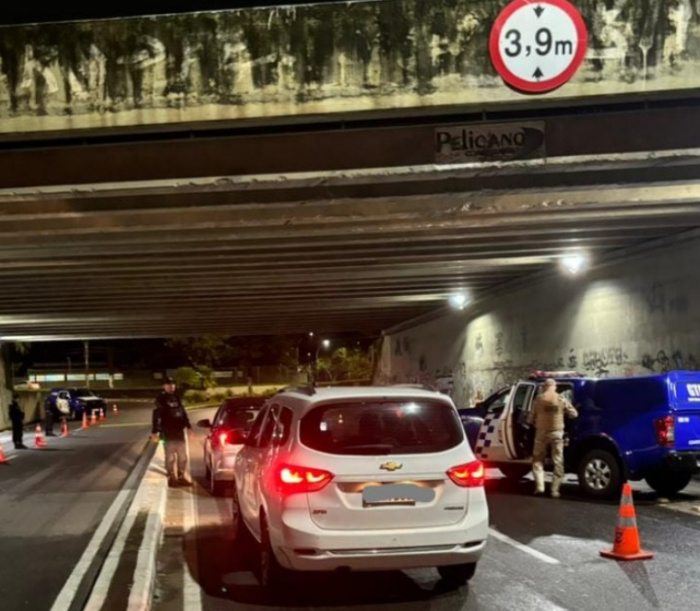 Blitz em Vitória: 200 motoristas fizeram teste de bafômetro, em dois dias