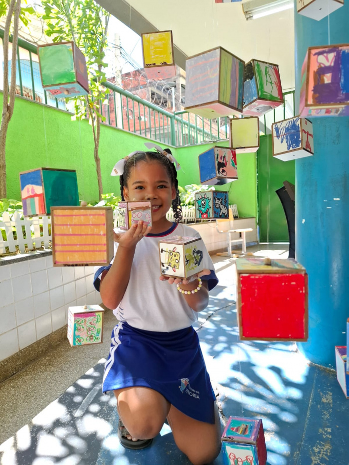 Exposição sustentável no CMEI Zilmar Alves encanta e inspira comunidade escolar