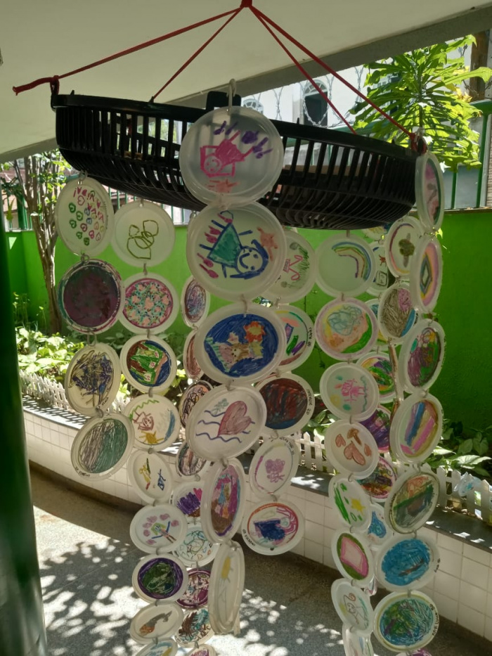 Exposição sustentável no CMEI Zilmar Alves encanta e inspira comunidade escolar