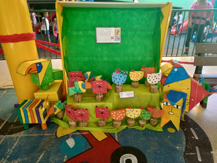 Exposição sustentável no CMEI Zilmar Alves encanta e inspira comunidade escolar