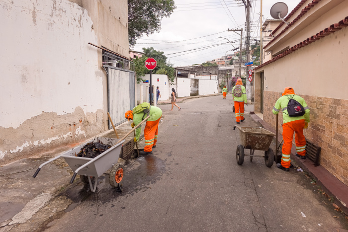 Ação de limpeza da Central de Serviços