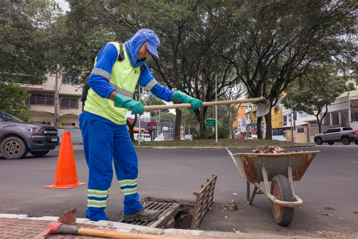 Ação de limpeza da Central de Serviços