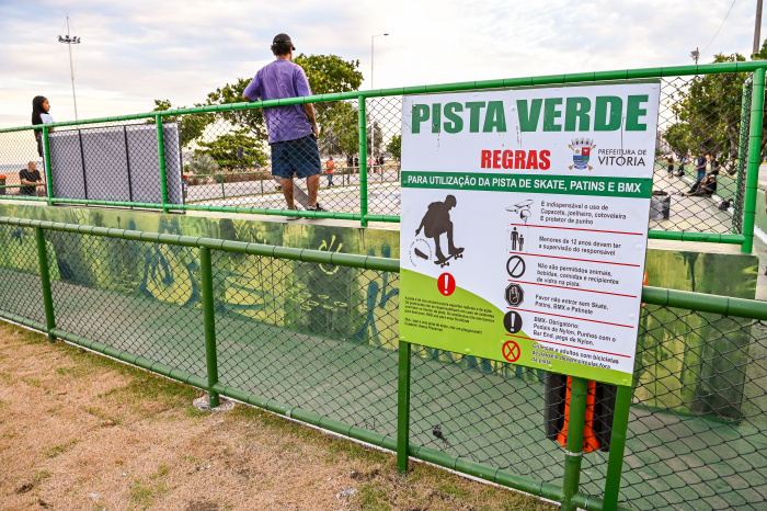 Inauguração da pista de skate da Praia de Camburi