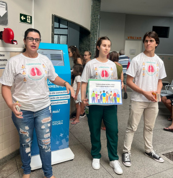Saúde realiza ações educativas em alusão ao Dia Mundial de Combate à Tuberculose
