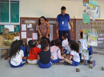 Exposição “Povos Indígenas” valoriza cultura e raízes no Cmei Padre Giovanni Bartesaghi