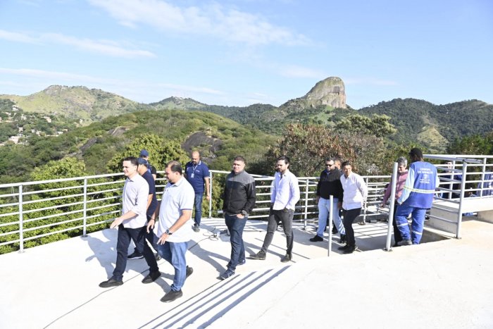 visita técnica às obras do novo Mirante de Santos Dumont