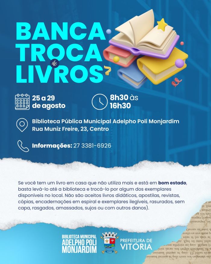 Ação é gratuita e a classificação indicativa é livre.