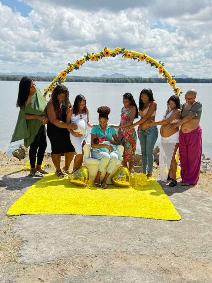 UBS Grande Vitória promove ensaio fotográfico como ação da campanha Agosto Dourado