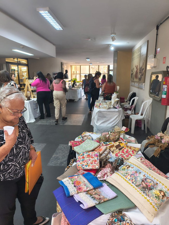 Feria de mulheres empreendedoras na Prefeitura de Vitória