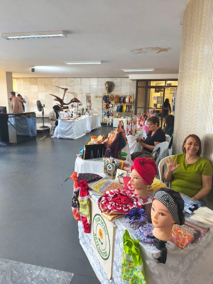 Feria de mulheres empreendedoras na Prefeitura de Vitória