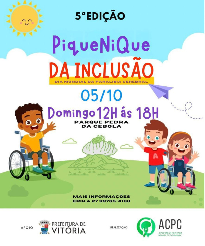 Para participar basta comparecer ao Parque no horário marcado.