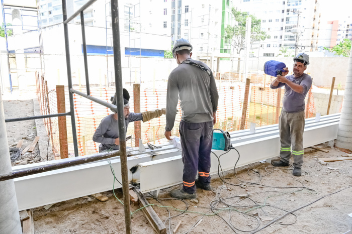 Visita nas Obras do CCTI Centro Convivência Idoso