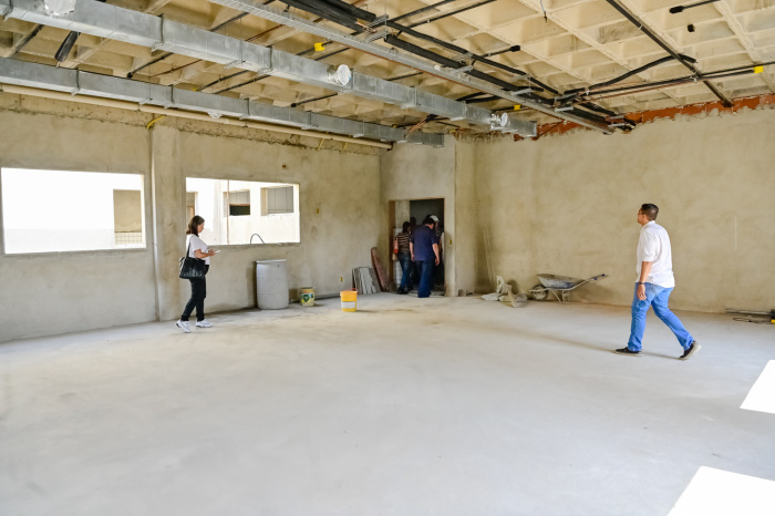 Visita nas Obras do CCTI Centro Convivência Idoso