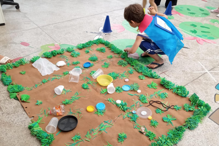 Dia D contra a Dengue mobiliza CMEI Cida Barreto com brincadeiras e conscientização